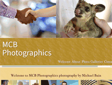 Tablet Screenshot of mcbphotographics.com